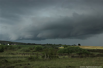 Cookstown & Omagh Road Thunderstorms & Hail Storms - June 9th 2014